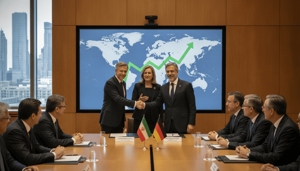 Strait of Hormuz agreement between US and Iran boosts German and global growth