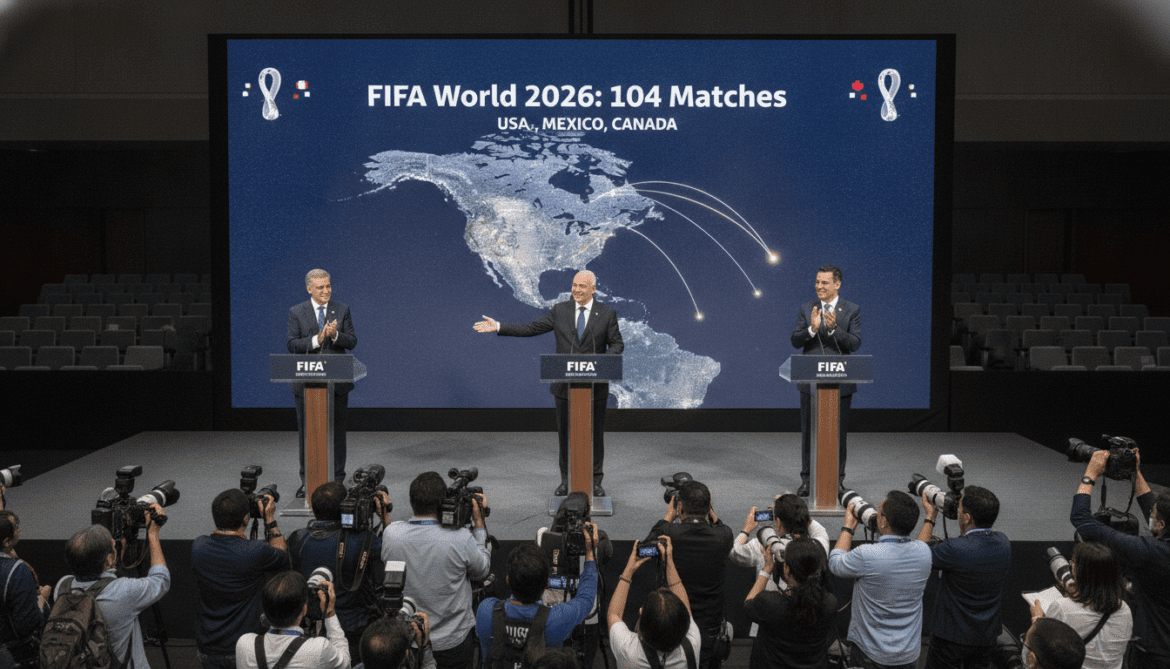 World Cup 2026 schedule reveals 104 matches across USA, Mexico and Canada