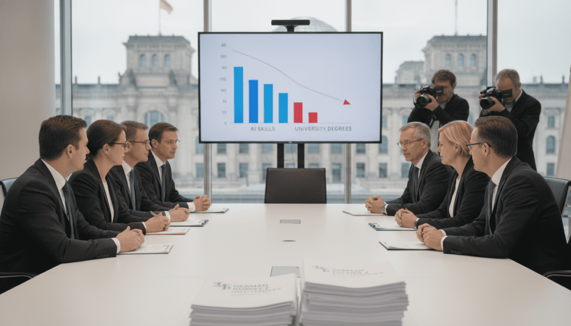 AI skills may replace university degrees in German firms, survey reveals