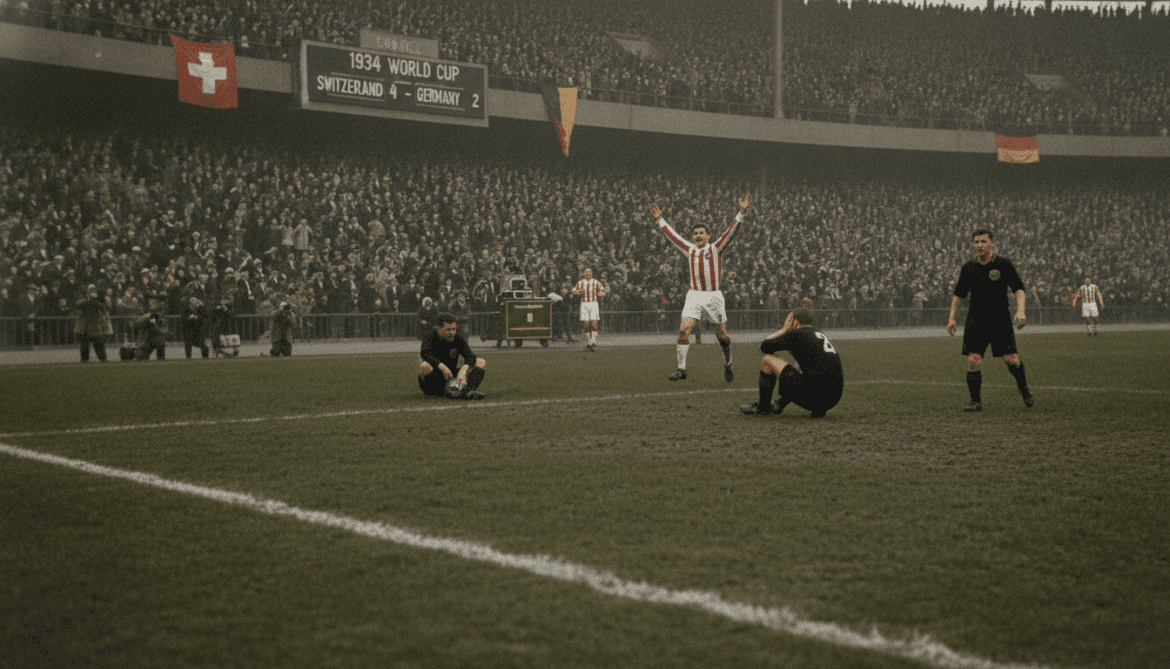 Switzerland's 1934 World Cup upset over Germany sparks tactical revolution