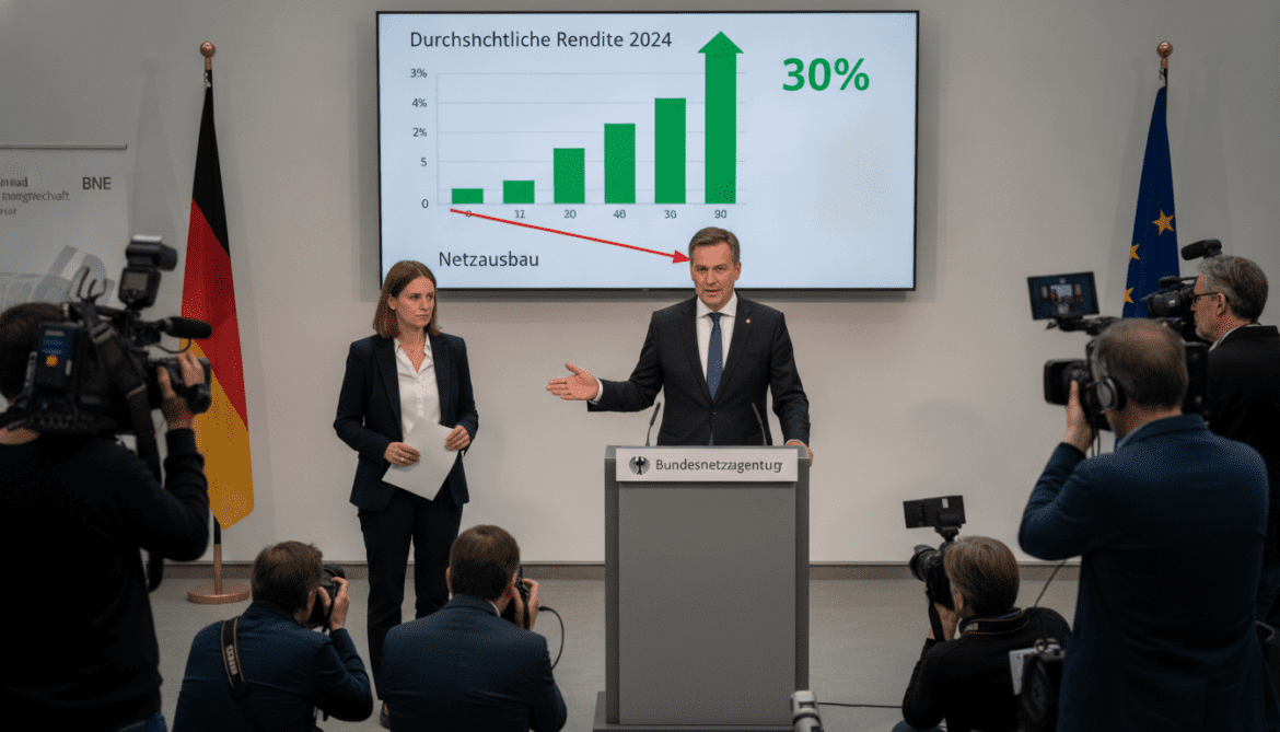 German grid operators reveal 30% average return in 2024, BNE demands reform