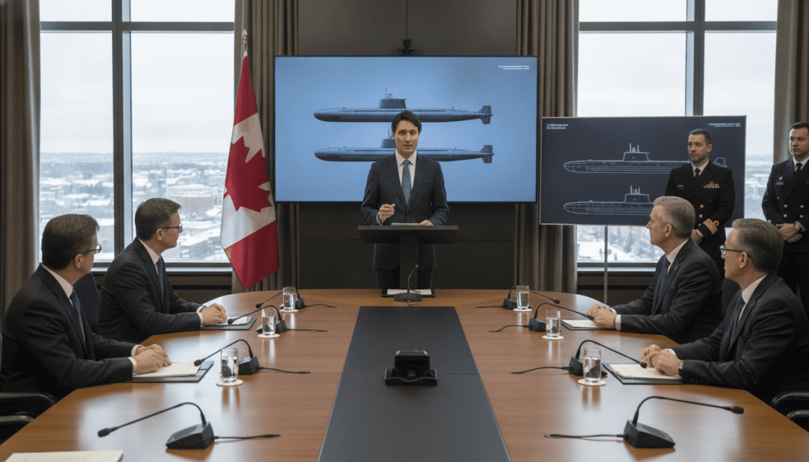 Canada to name preferred bidder for 12 submarines in C$60bn deal