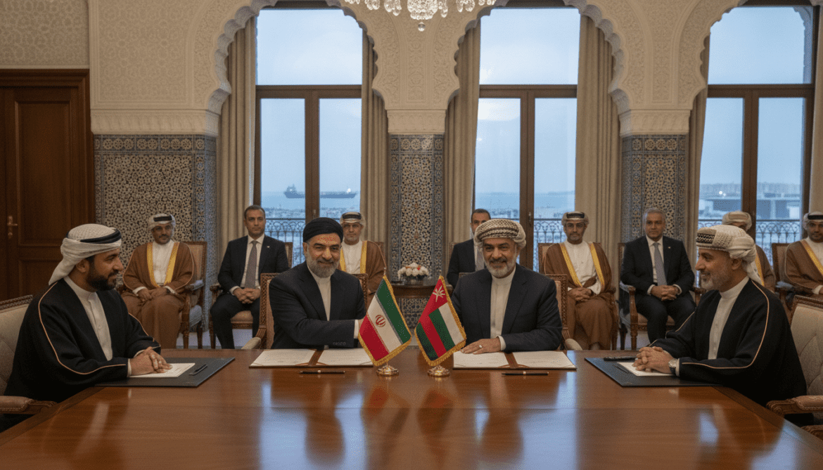 Iran and Oman pledge to uphold free navigation in Strait of Hormuz