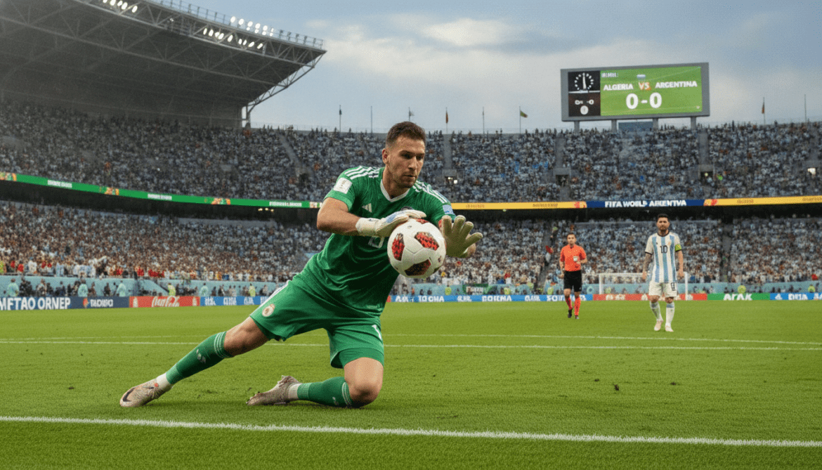 Luca Zidane named Algeria's starting goalkeeper for World Cup opener against Argentina