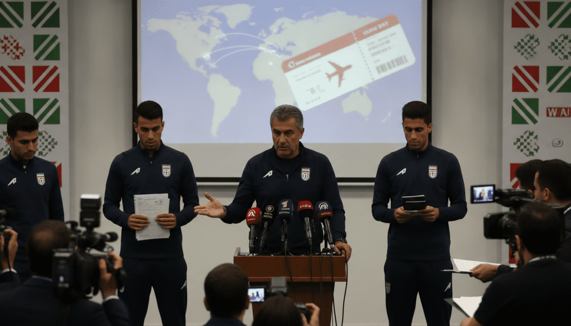 Iranian team accuses US travel restrictions of disrupting World Cup campaign