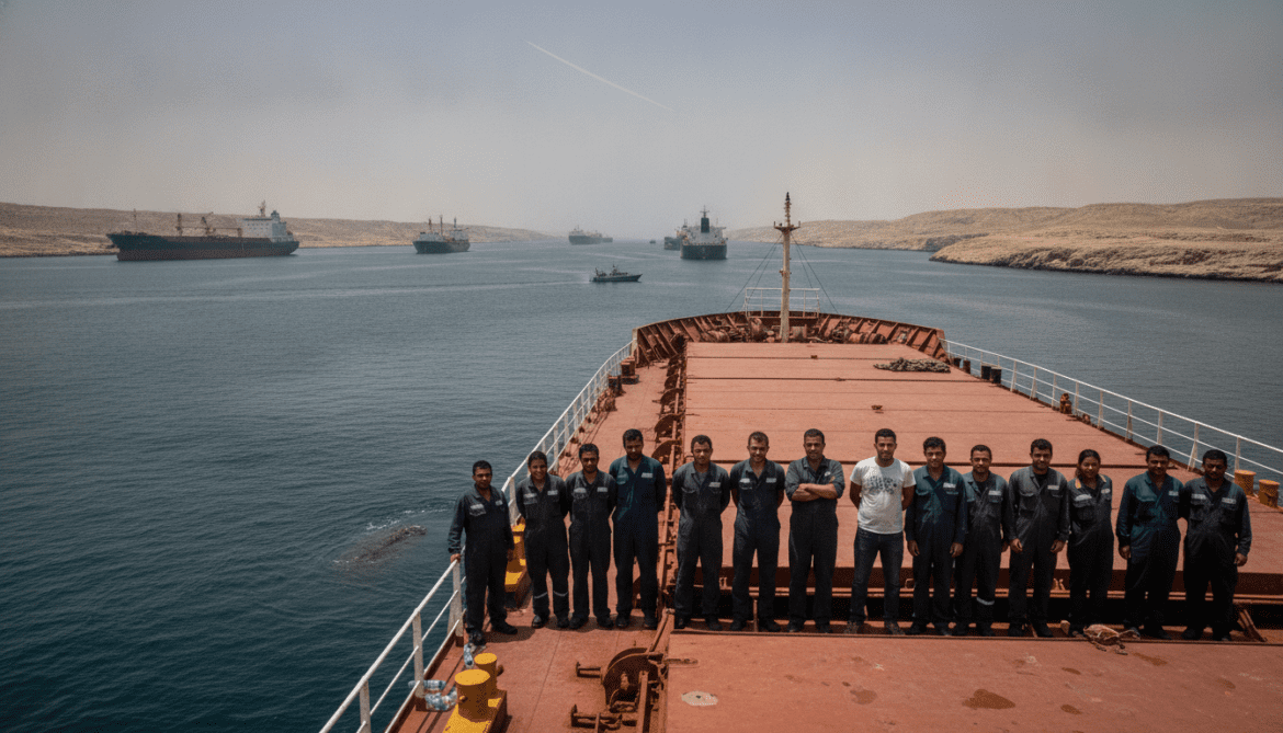 Seafarers Stranded at Strait of Hormuz Warn of Mine and Missile Risk