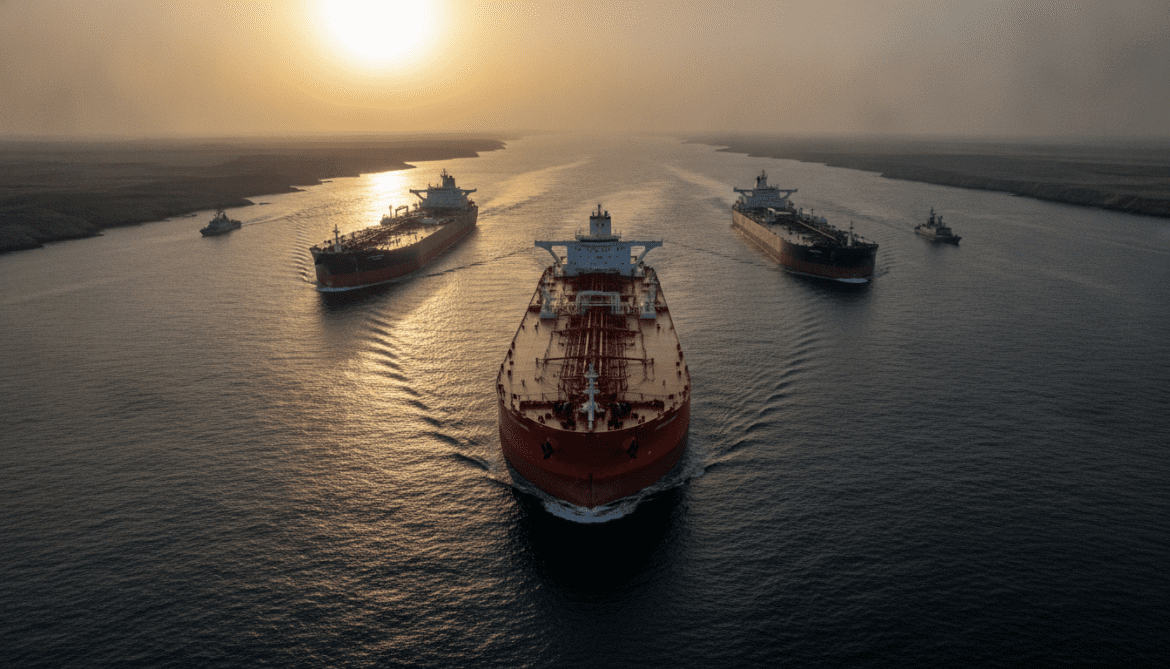 Saudi supertankers transit Hormuz hours after US‑Iran ceasefire carrying six million barrels