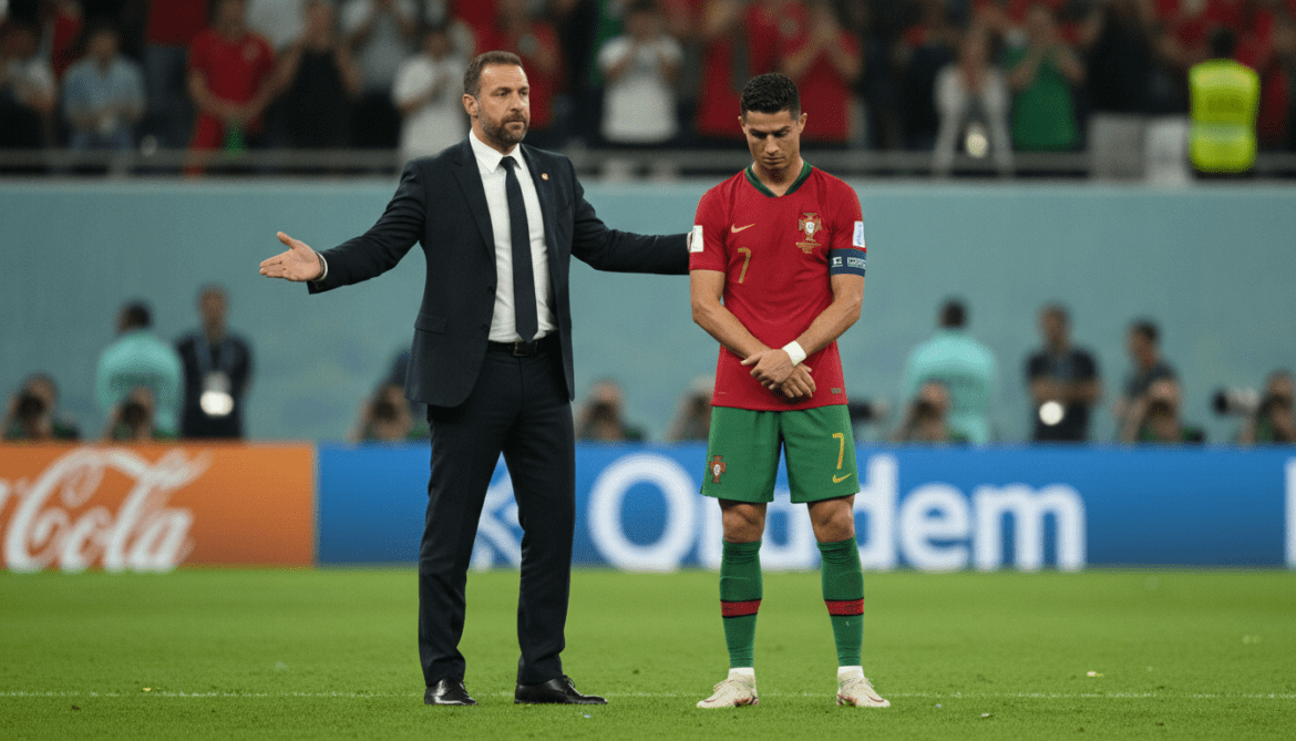 Cristiano Ronaldo rebuked by Thierry Henry after Portugal 1-1 draw