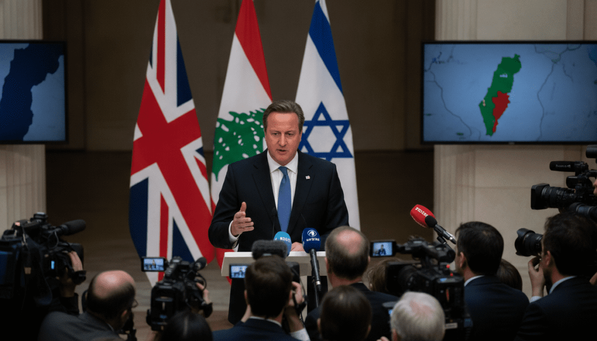 British minister urges Israel to withdraw from southern Lebanon