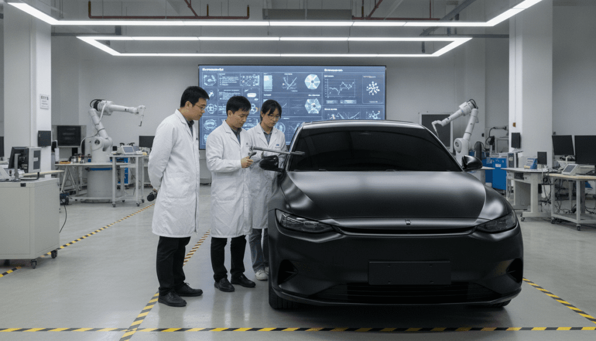 Chinese researchers develop ultra-black automotive paint that absorbs 99.9 percent of light