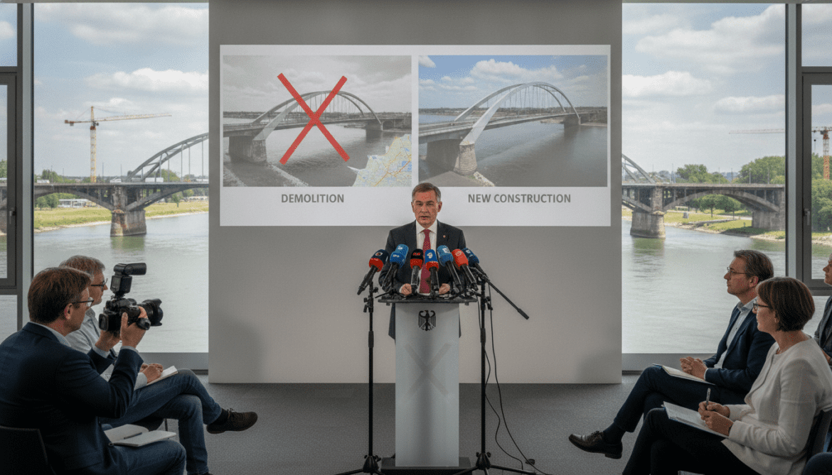 Bonn Friedrich-Ebert Bridge to be demolished and rebuilt, transport minister announces