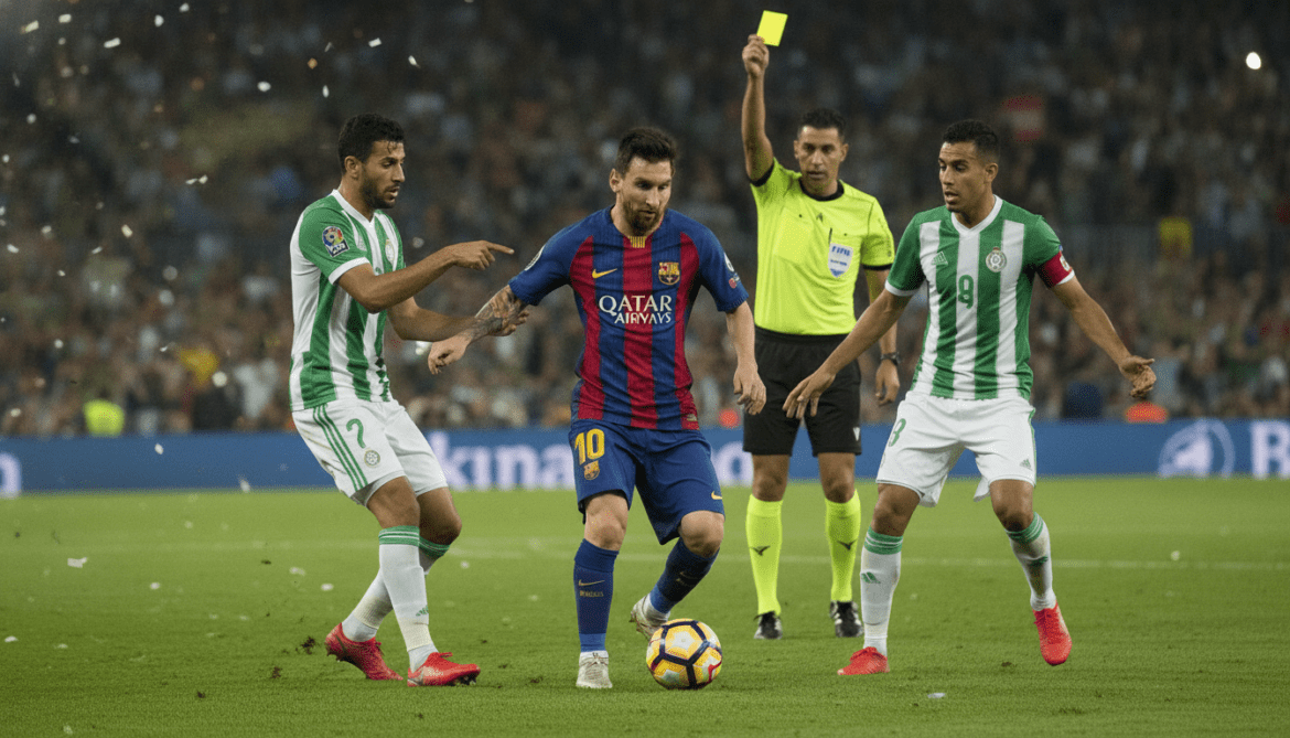 Messi hat-trick sparks Algerian complaint he should have been sent off