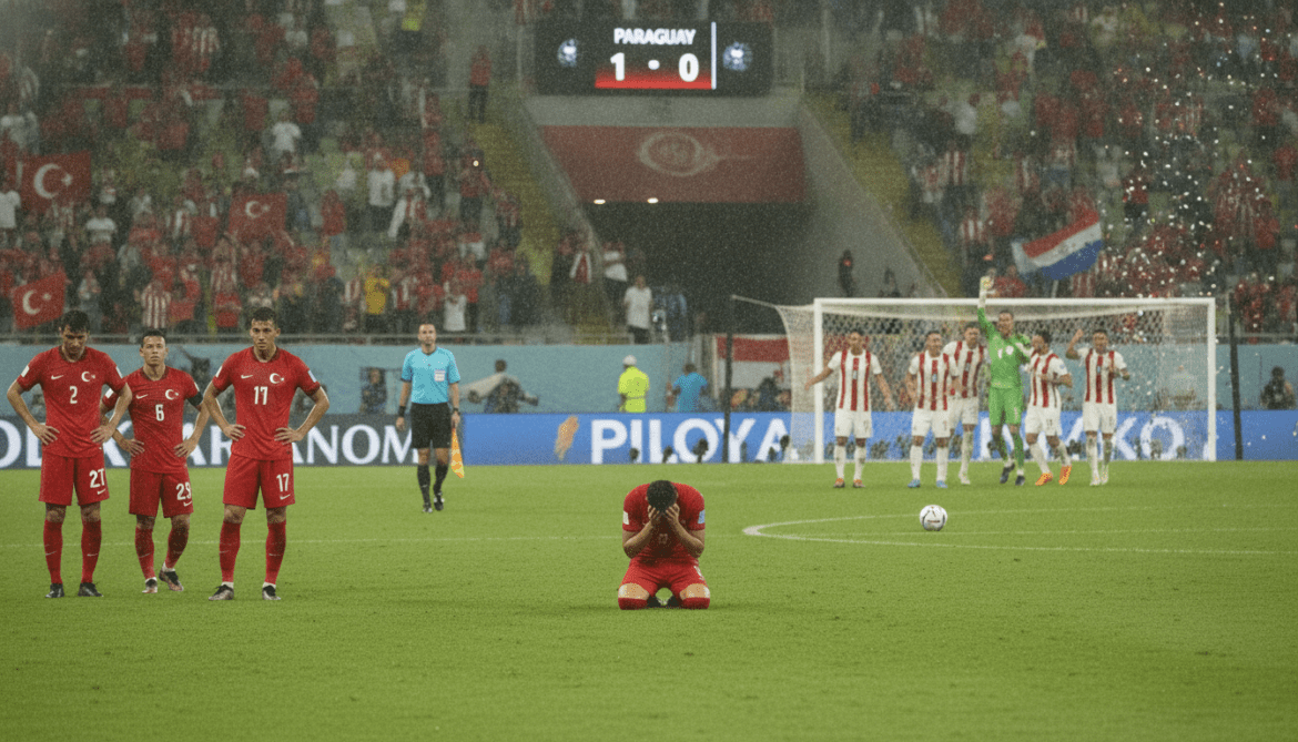 Turkey eliminated from World Cup after 1-0 loss to Paraguay