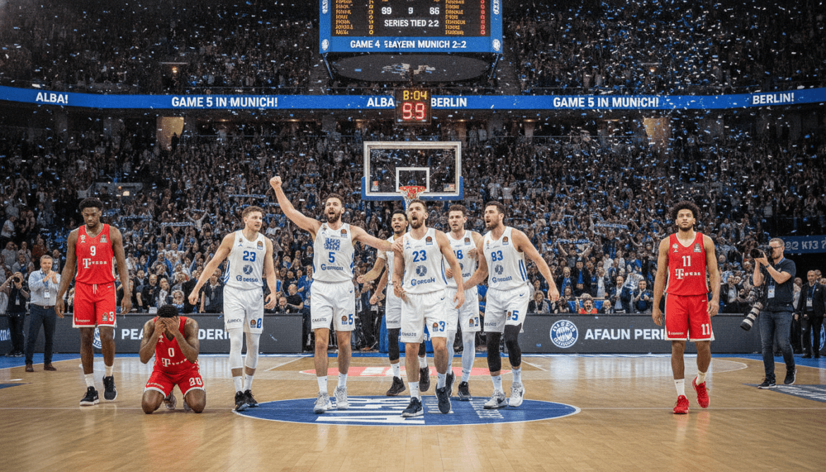 Alba Berlin stuns FC Bayern to force decisive Game 5 in Munich