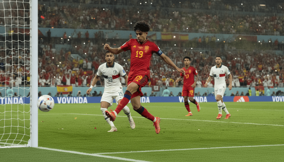 Lamine Yamal fires early goal as Spain routs Saudi Arabia 4-0
