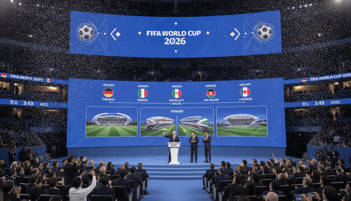 FIFA World Cup 2026 schedule reveals groups, Germany's route and venues