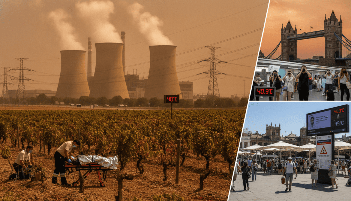 France heatwave kills about 20, strains power grid as UK and Spain shatter records
