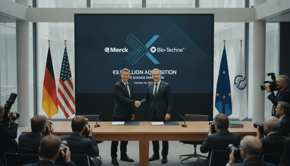 Merck acquires Bio-Techne for €9.9 billion to boost life science portfolio