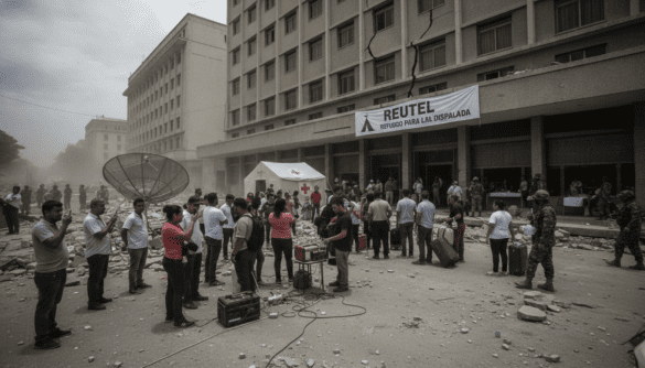 Venezuela earthquake response struggles as communications crippled and hotels shelter displaced