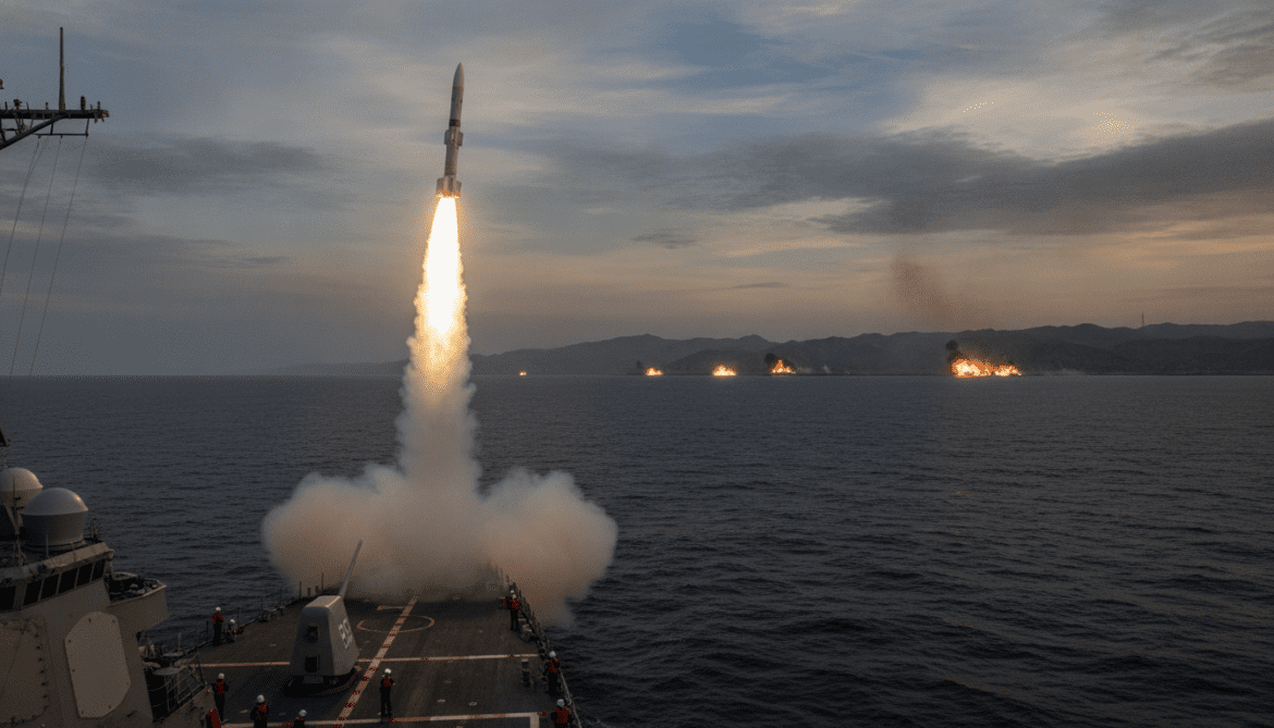 US strikes Iran military sites after alleged commercial ship attack in Strait of Hormuz