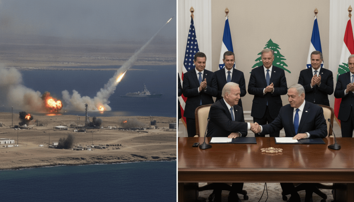 US strikes Iranian targets after Hormuz drone attack as Israel-Lebanon framework signed