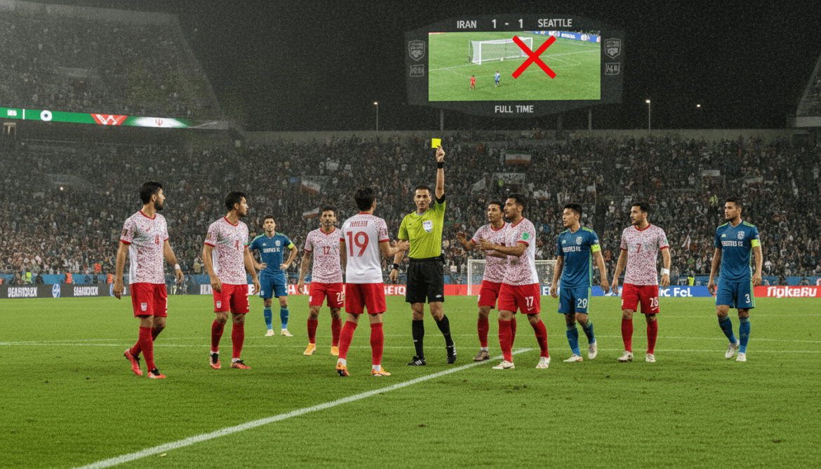 Iran held to 1-1 draw in Seattle after VAR disallows late goal