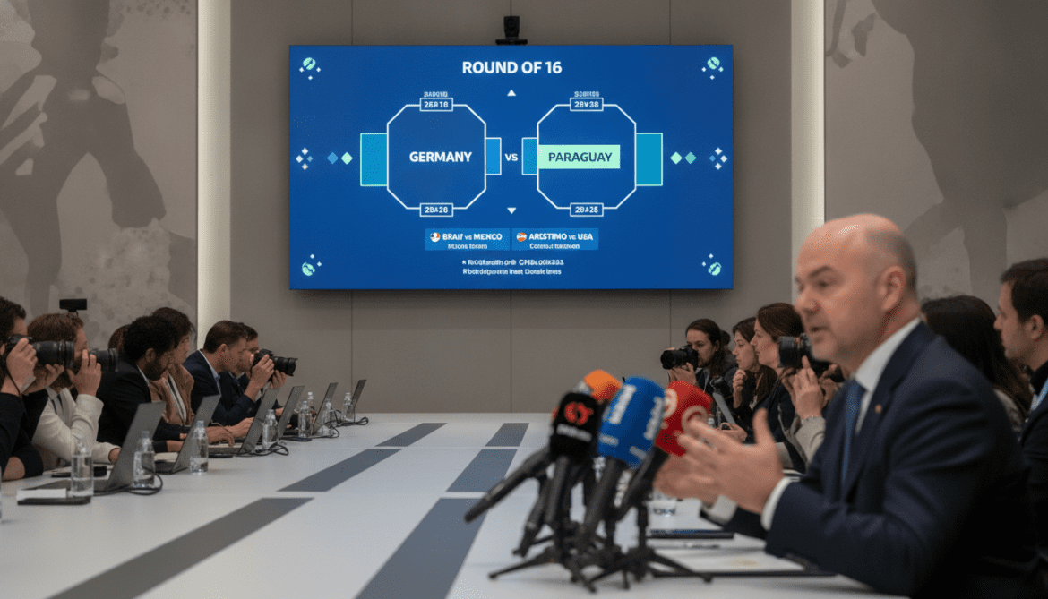 World Cup 2026 schedule reveals Germany faces Paraguay in Round of 16