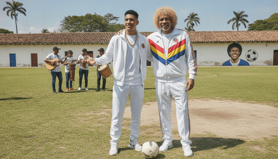 Luis Díaz honors mentor Carlos Valderrama in new music video