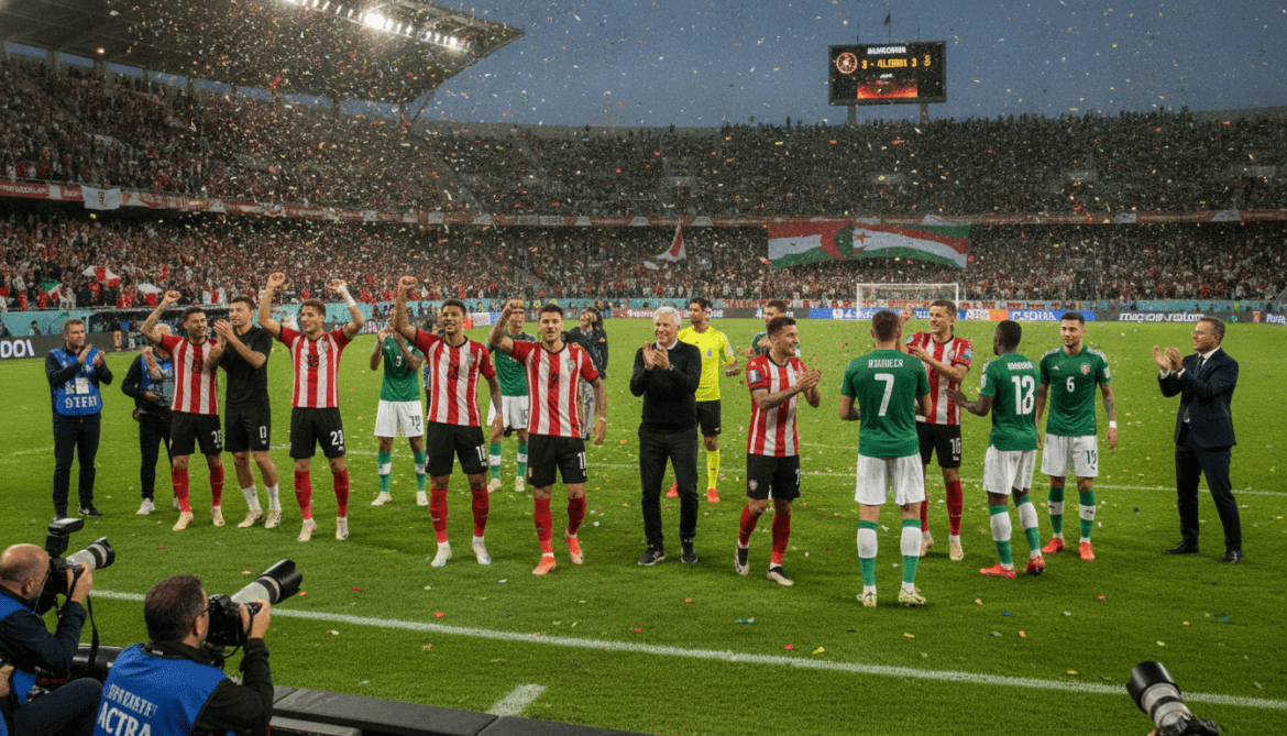 Austria and Algeria draw 3-3, both advance to World Cup last 16