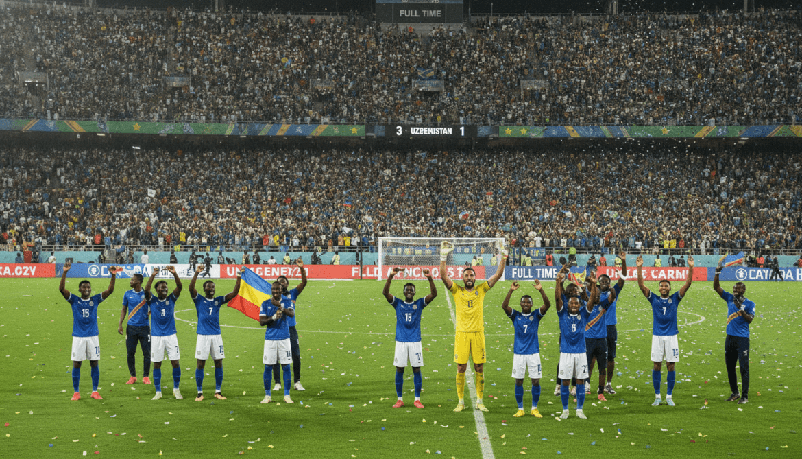 DR Congo reaches World Cup last 16 with 3-1 win over Uzbekistan