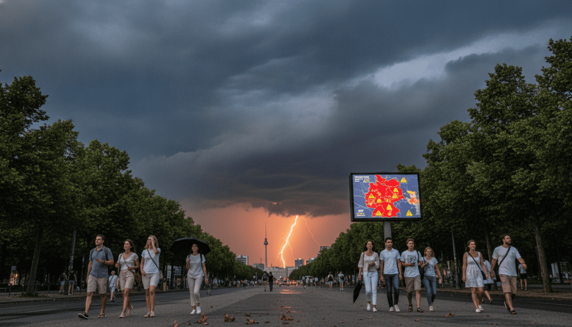 Germany heatwave eases as DWD warns of severe thunderstorms