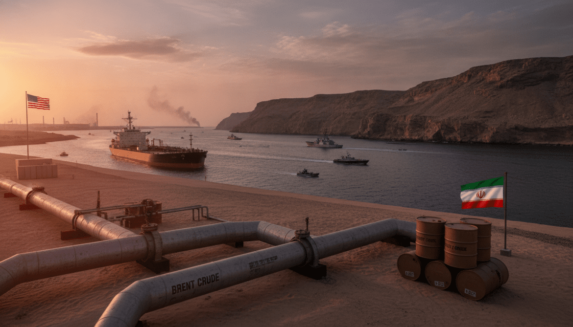 Brent crude rises as US and Iran strikes threaten Strait of Hormuz