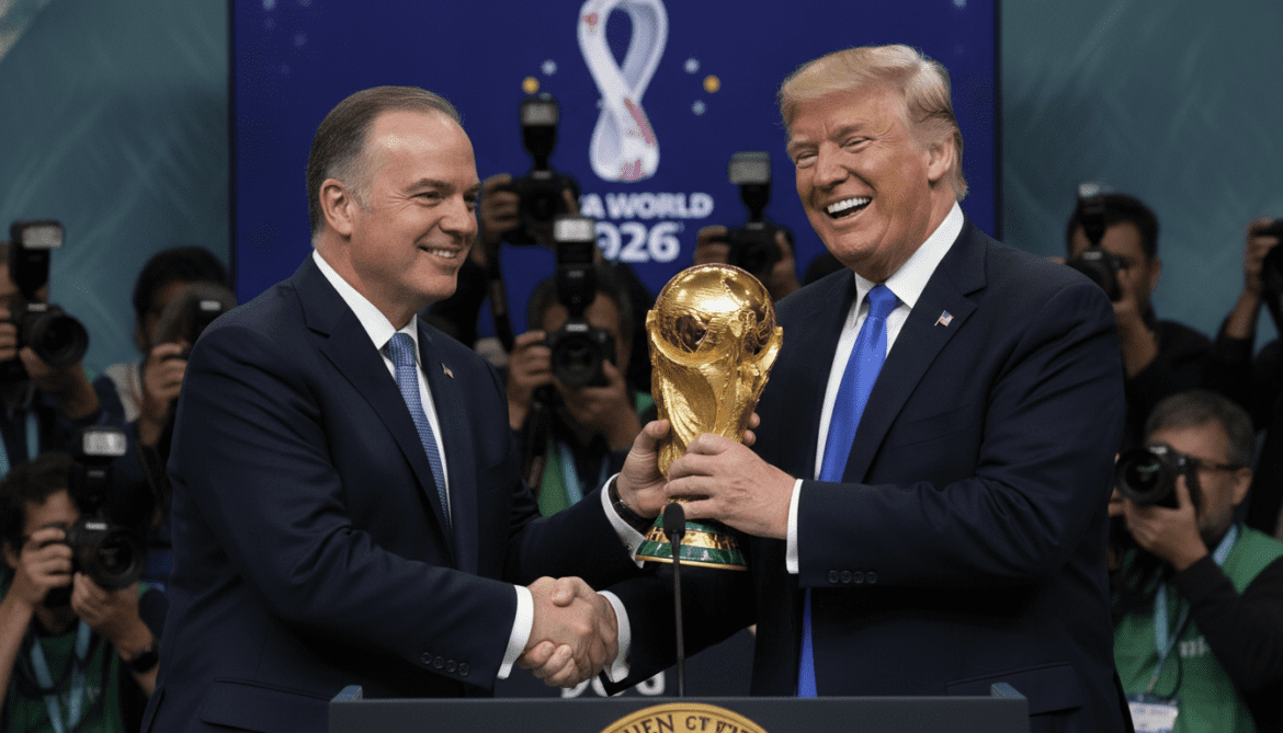 Gianni Infantino confirms Donald Trump will present World Cup trophy