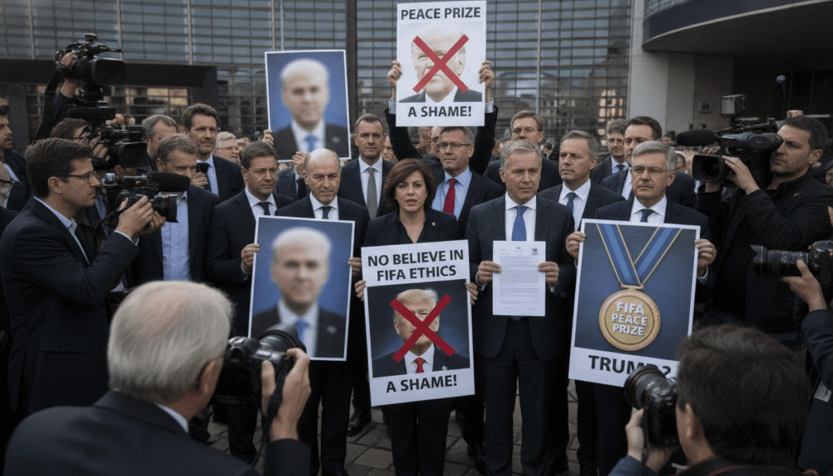 EU MEPs back complaint against FIFA's Infantino over Peace Prize for Trump