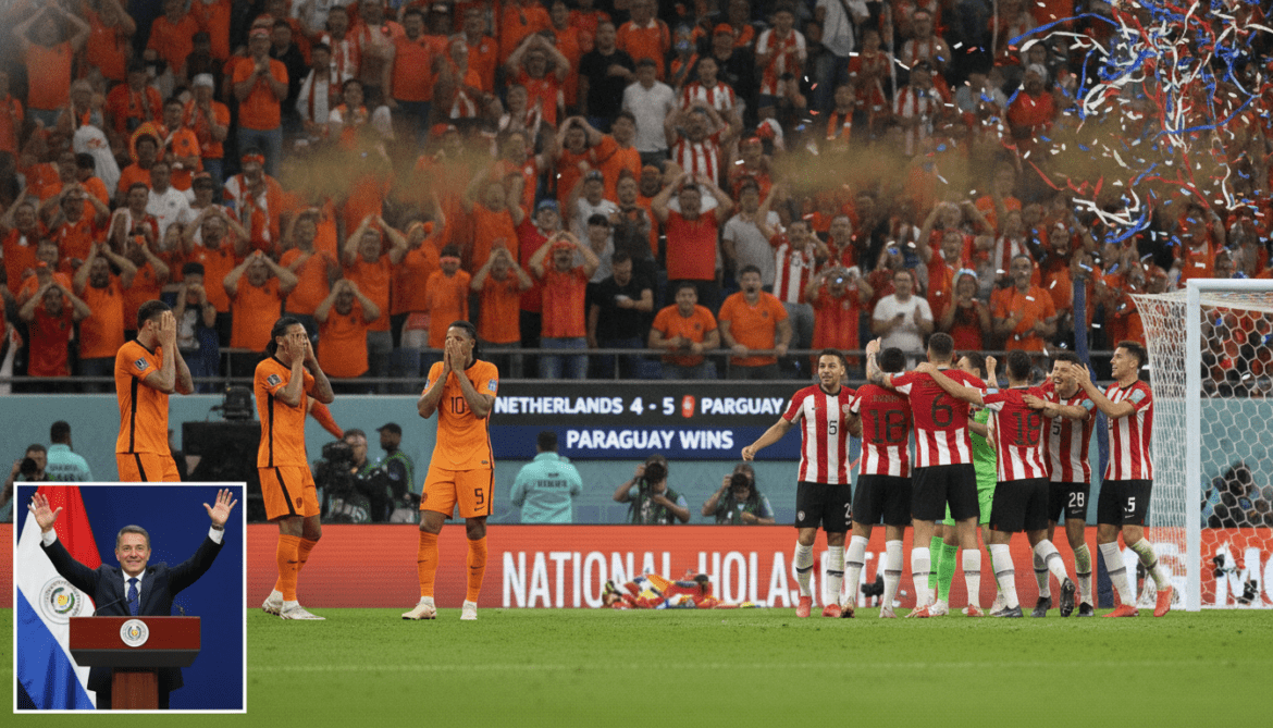 Netherlands eliminated in penalty shootout, Paraguay president declares national holiday after Germany win