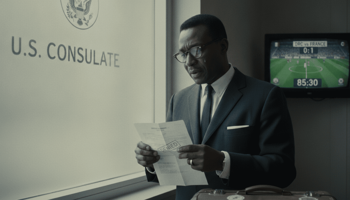 Lumumba impersonator denied US visa, misses DR Congo World Cup match