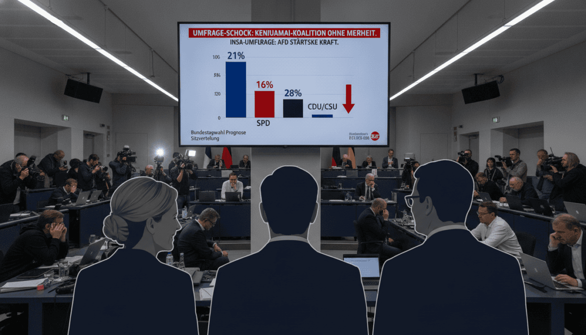 AfD leads in poll as CDU–SPD coalition loses Bundestag majority