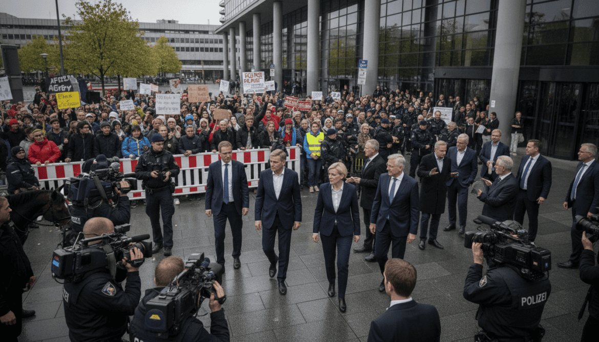 AfD party congress faces criticism while politicians warned against blocking