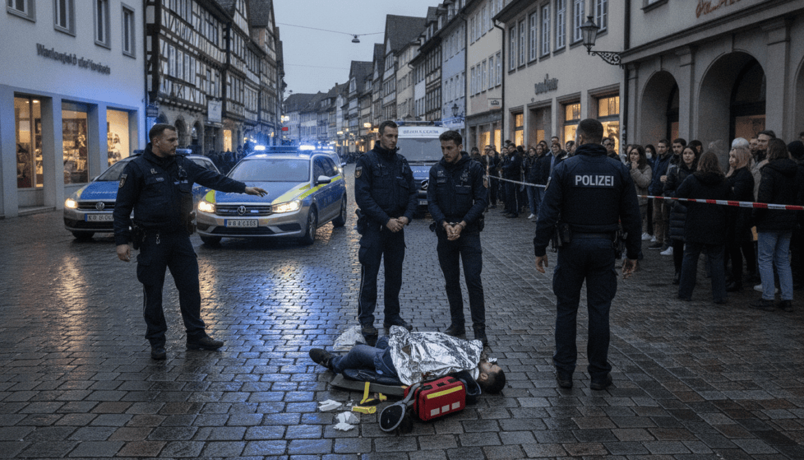 Antisemitic attack in Würzburg leaves man seriously injured as 20-year-old arrested