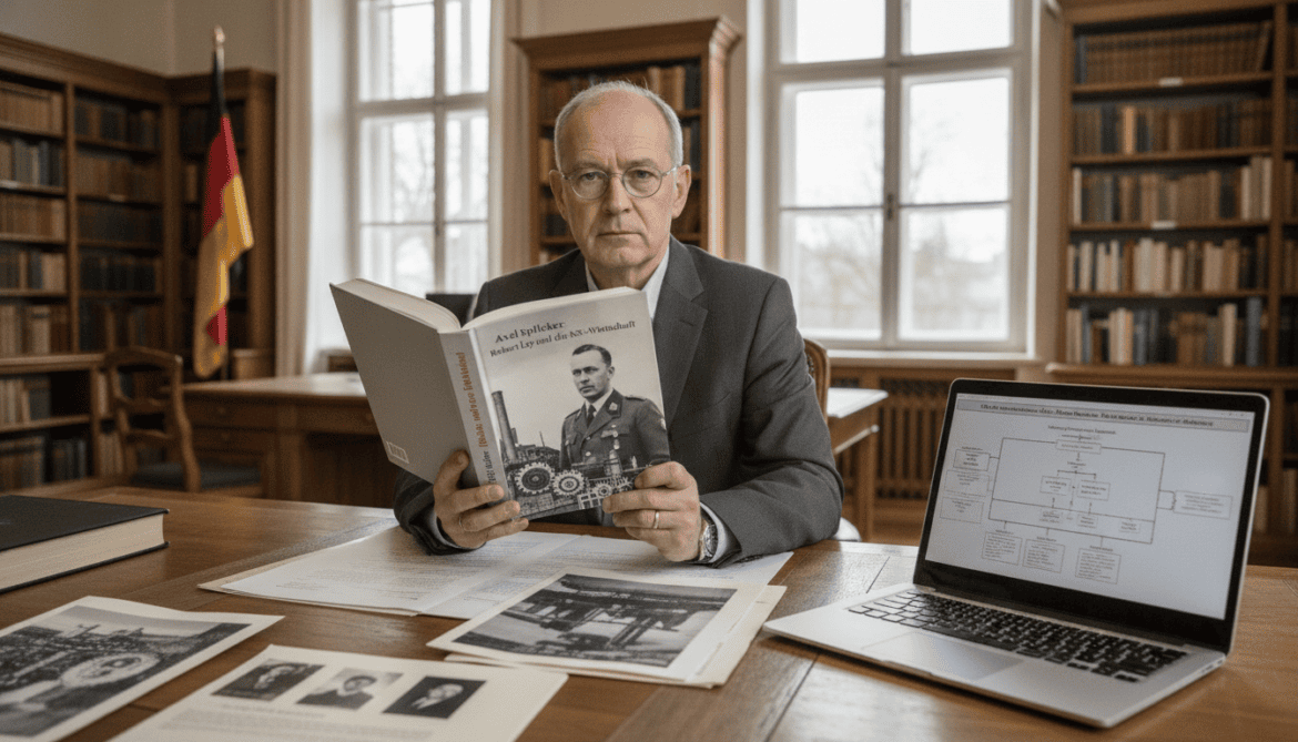 Axel Spilcker's book reveals grandfather Robert Ley's central role in Nazi economy