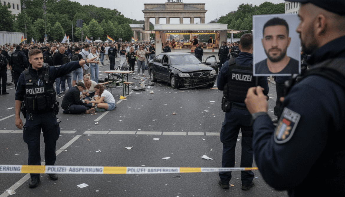 Berlin CSD attack police hunt Abdul B after vehicle rammed into crowd