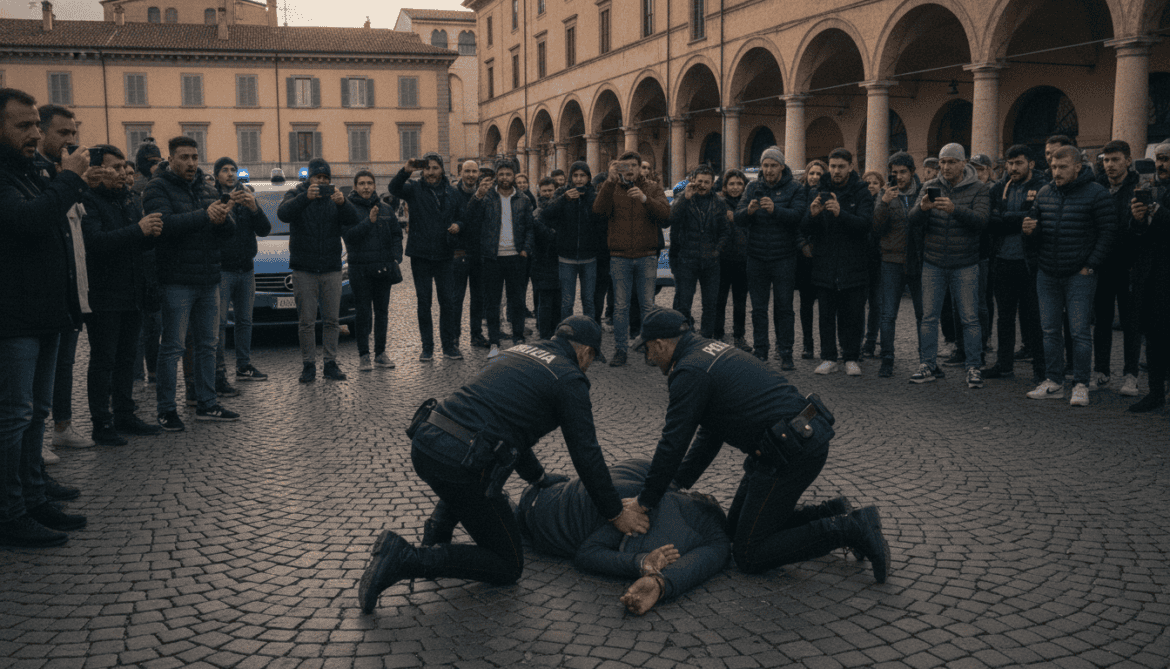 Bologna police investigated after video shows man pinned to ground and dying