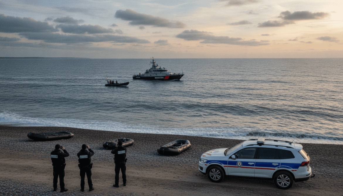 Channel migrant crossings fall sharply after UK-France pact as Britain funds patrols