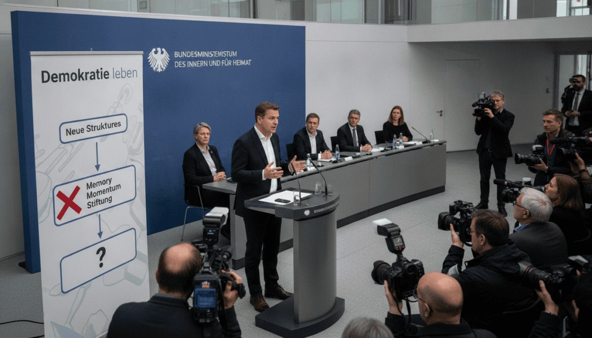 Demokratie leben restructuring sparks Bavarian SPD criticism over Memory Momentum funding