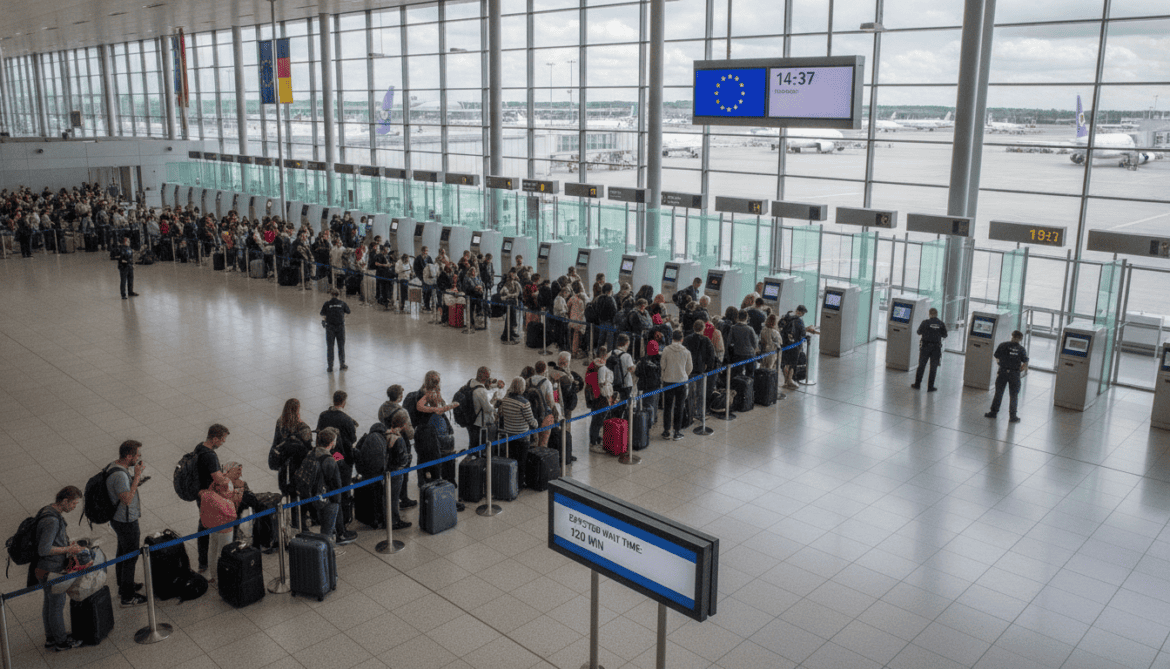German Airports Warn of Two-Hour Border Delays Under EU Entry/Exit System