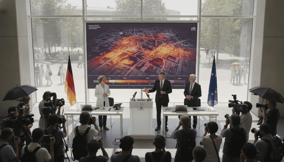 German heatwave prompts team to unveil 2036–2065 city temperature projection tool