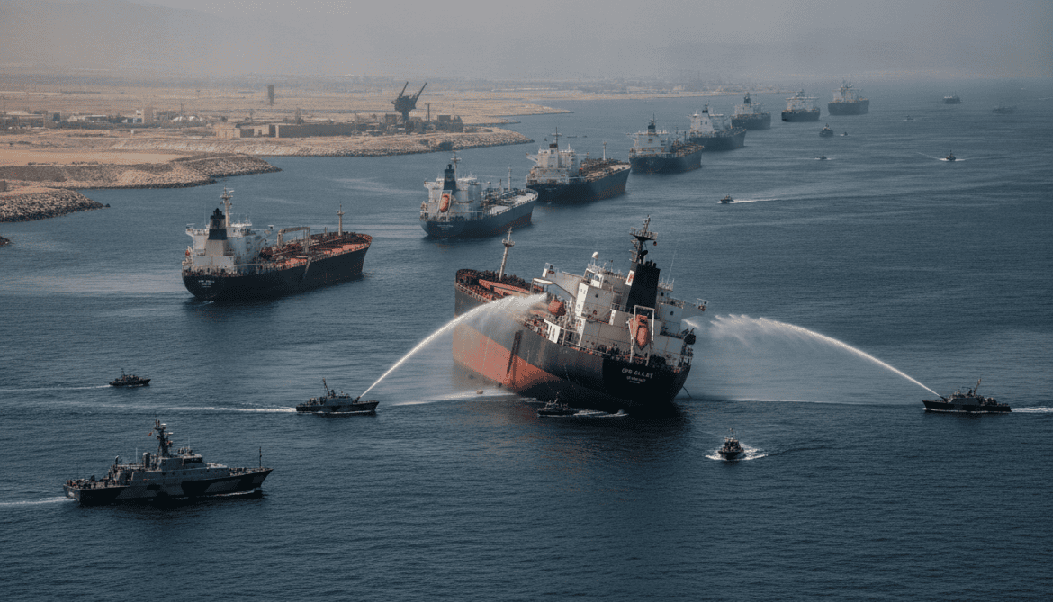 Iran blocks Strait of Hormuz and hits Cyprus-flagged GFS Galaxy