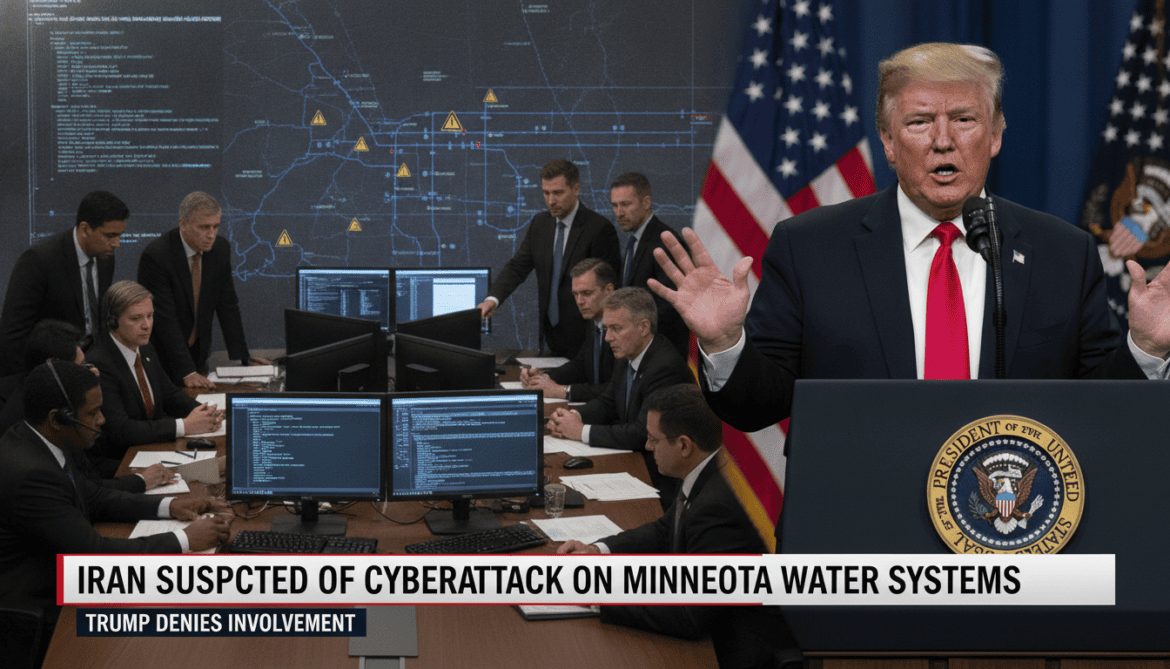 Iran suspected of cyberattack on Minnesota water systems, Trump denies involvement