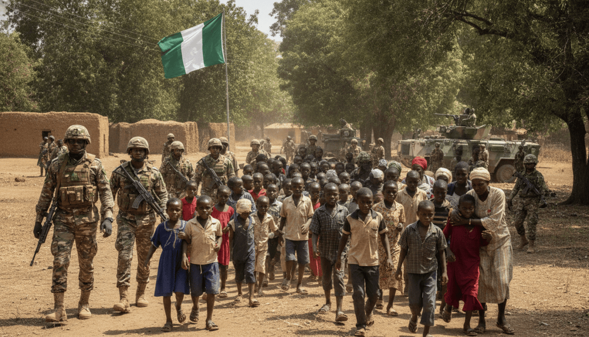 Nigerian military rescues more than 40 kidnapped schoolchildren after two months