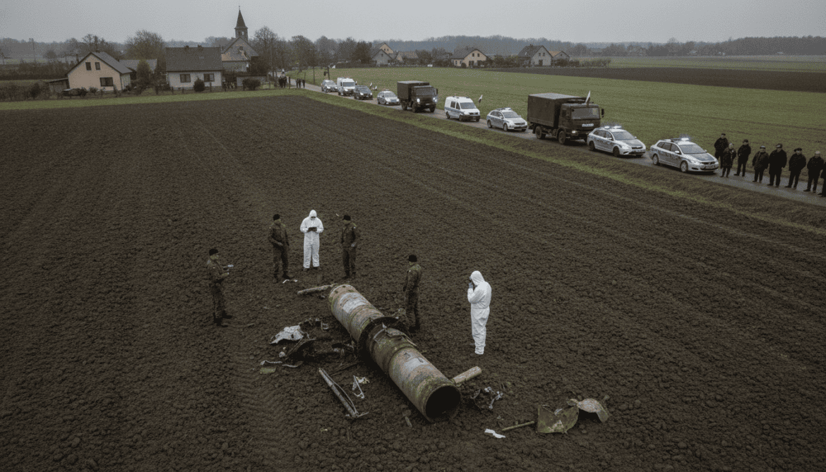 Poland Investigates Suspected Russian Ch-101 Cruise Missile Strike Near Lublin